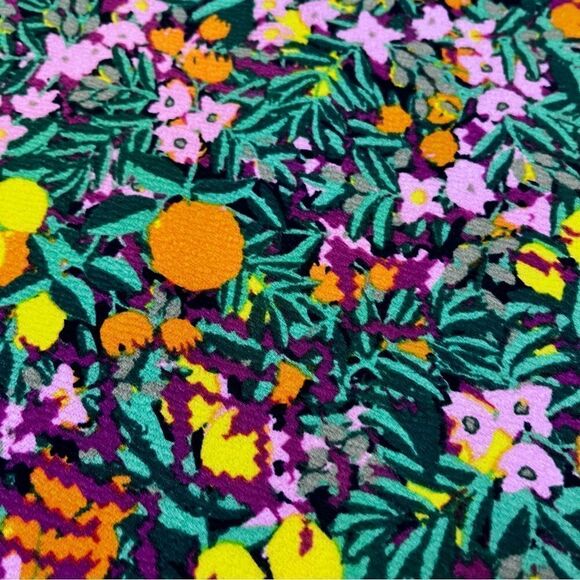 LuLaRoe Floral Cassie Pencil Skirt With Lemons and Oranges Print - Picture 4 of 10